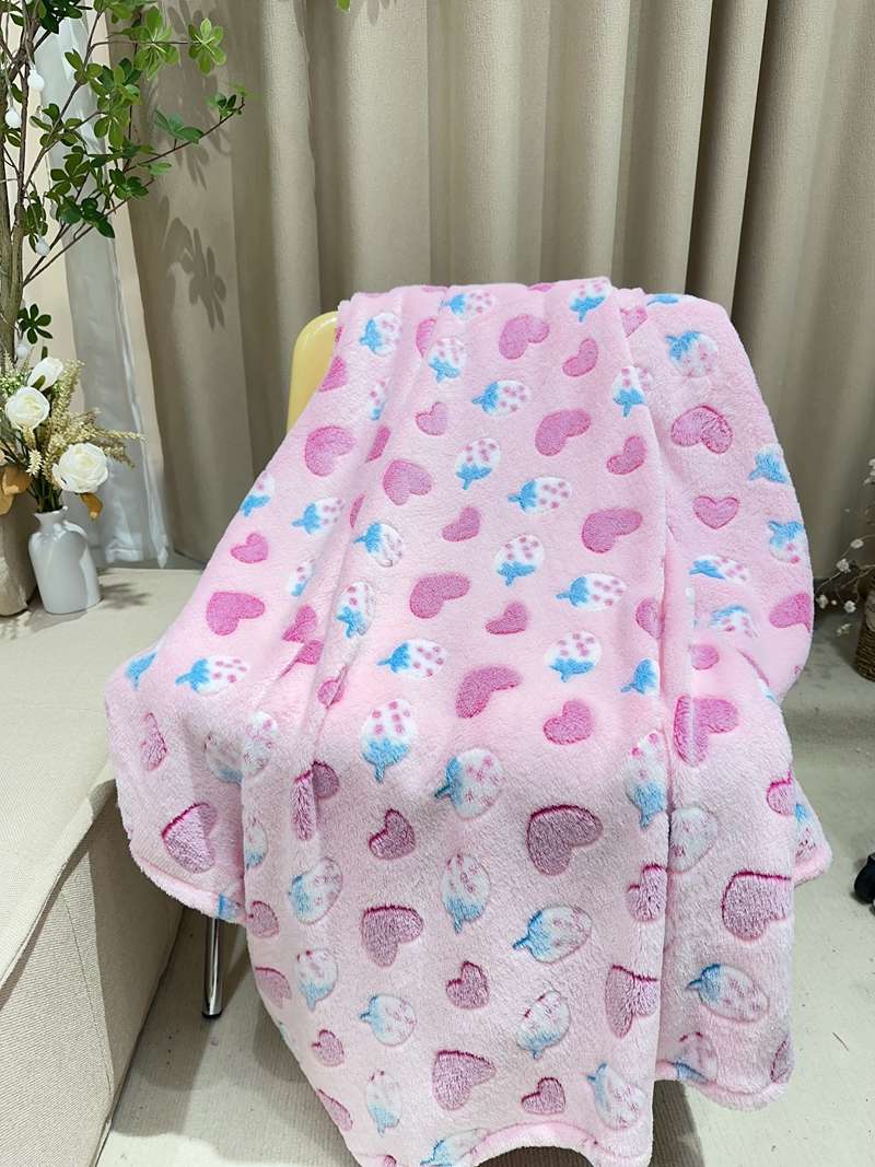 ぐるぐるキャンディーふわふわブランケット