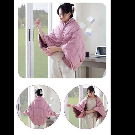 北欧風 ニット模様のあたたかブランケット