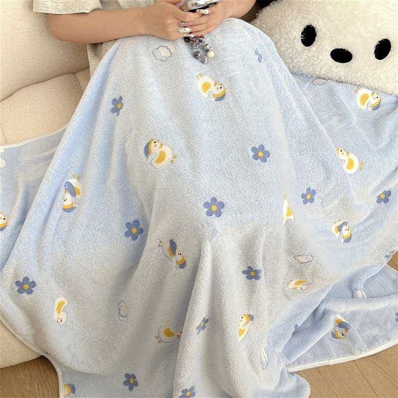 ふわもこ波紋コーデュロイブランケット