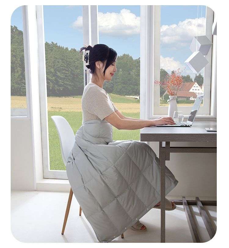 北欧風 ニット模様のあたたかブランケット