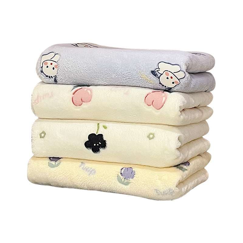 もこもこわんちゃん水玉模様ブランケット
