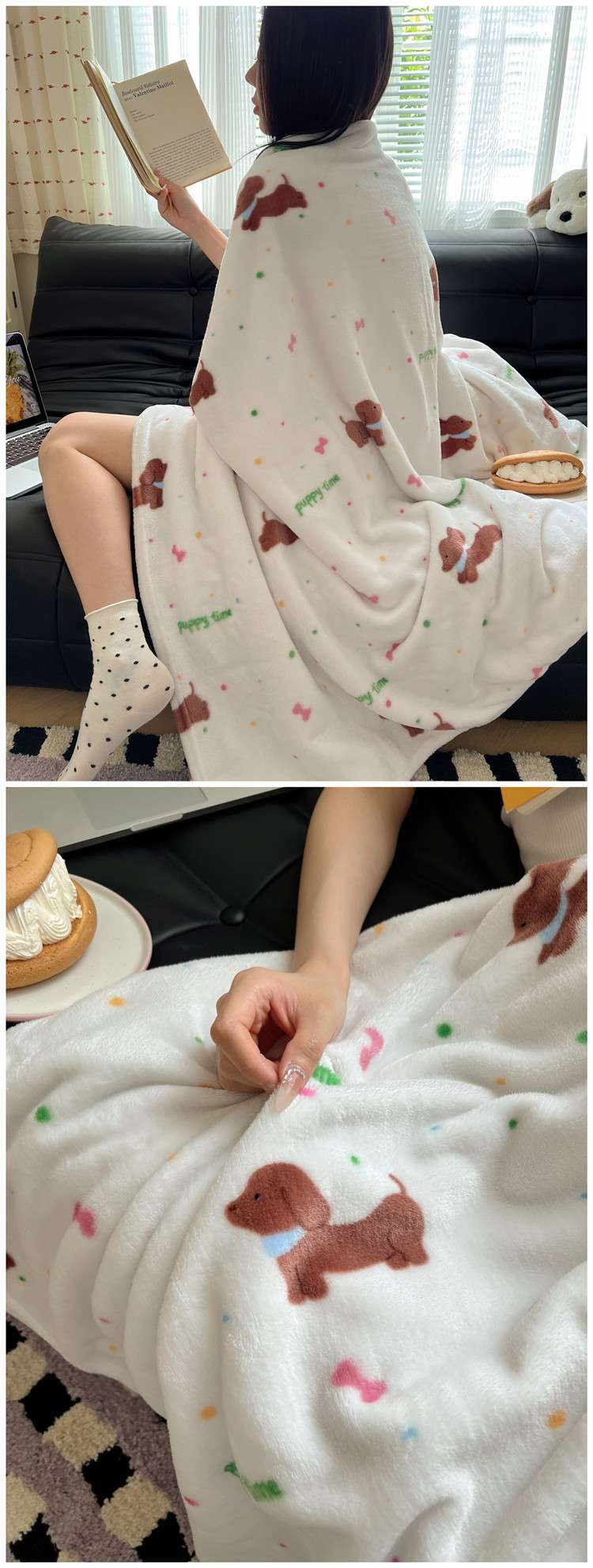 ふわもこ癒しのもくもくブランケット