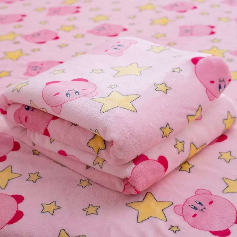 ほっこりお花畑のベッドサイドブランケット