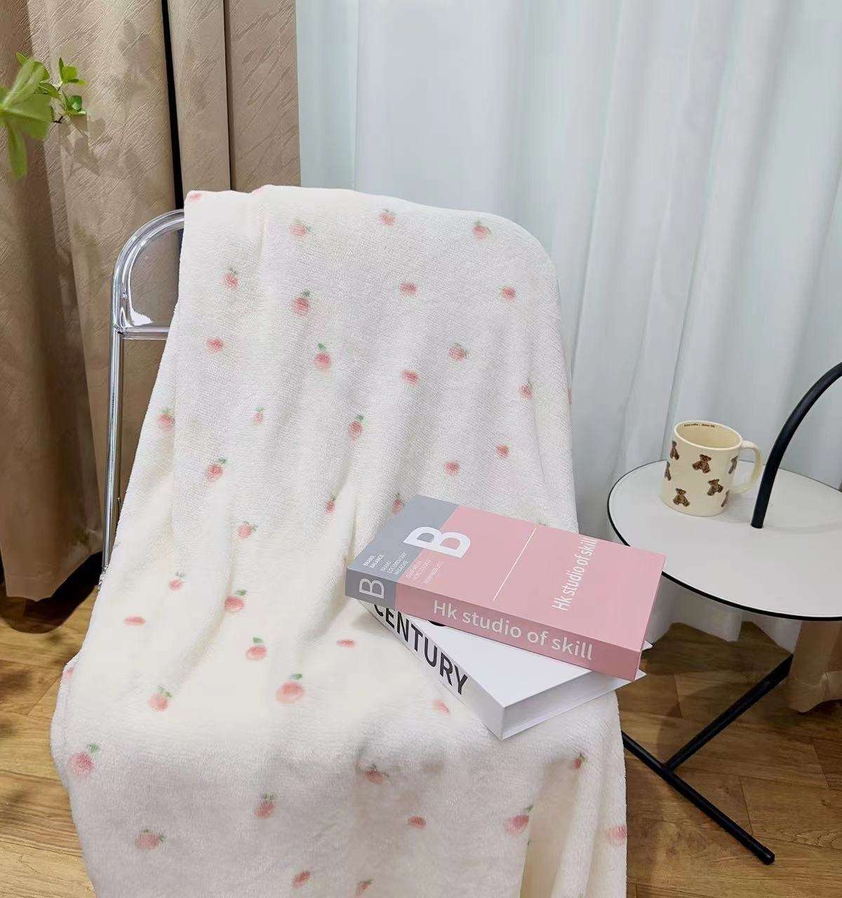 ハートいっぱい あったかブランケット