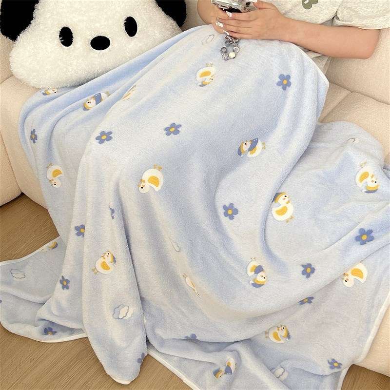 ふわもこ波紋コーデュロイブランケット