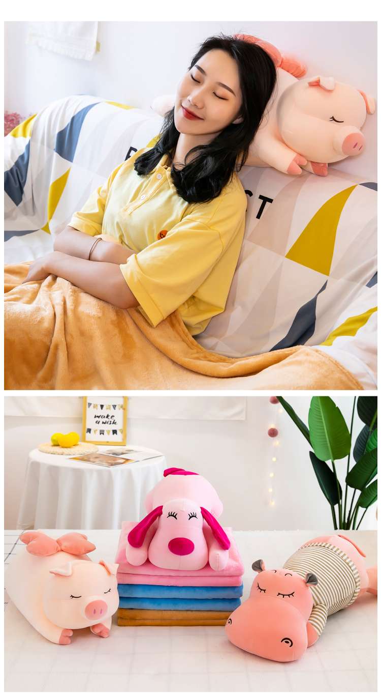 パンダプリントふわふわブランケット
