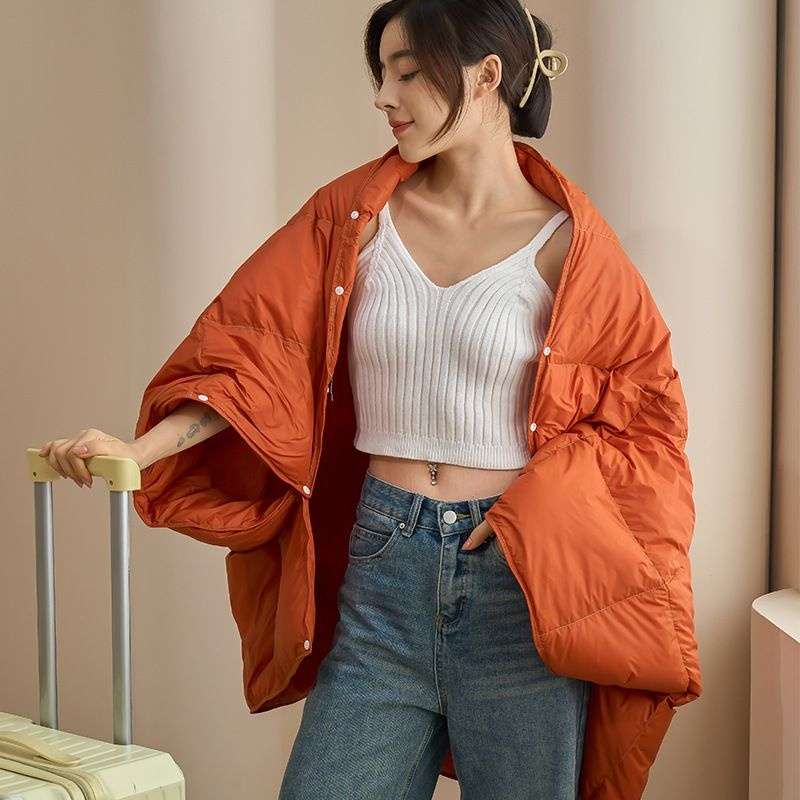 着る羽毛ブランケット