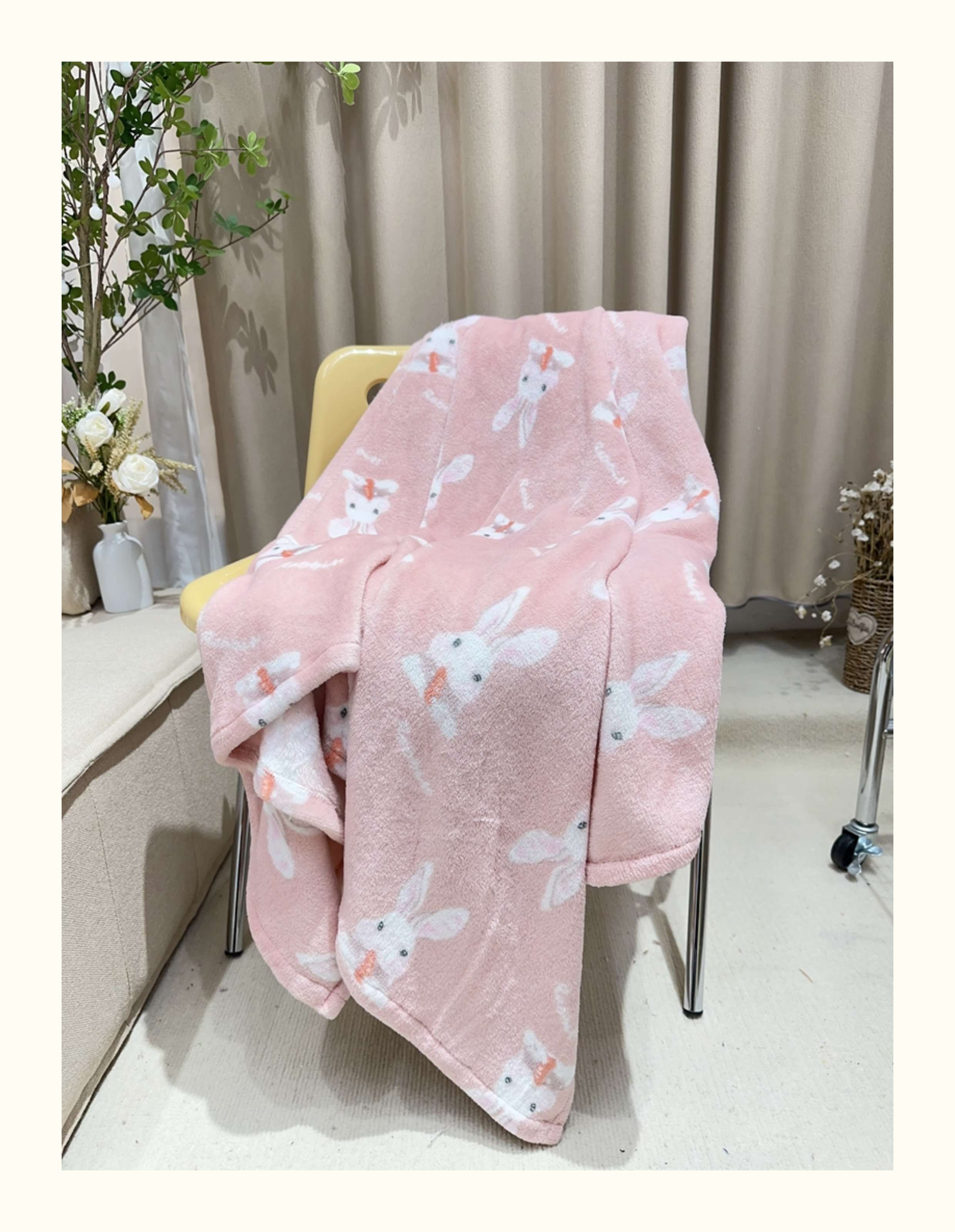 ぐるぐるキャンディーふわふわブランケット
