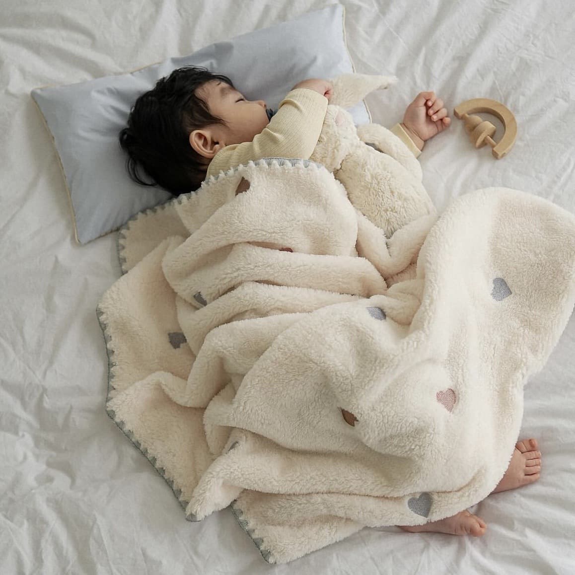 かわいい秋冬新作ベビー掛け布団ふわふわ新生児ブランケット