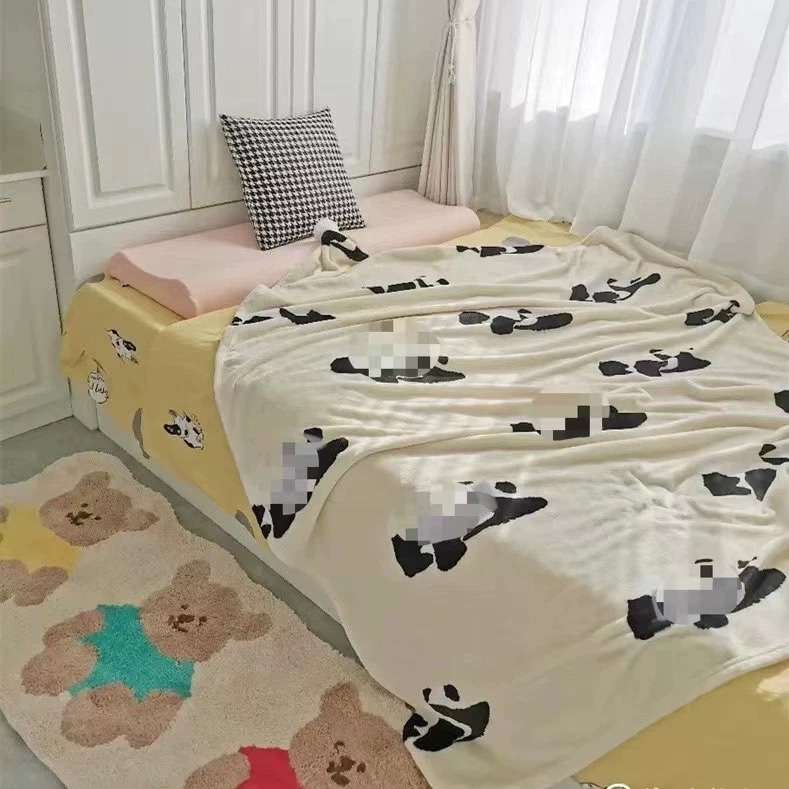 ふわもこ北欧風マイクロファイバーブランケット