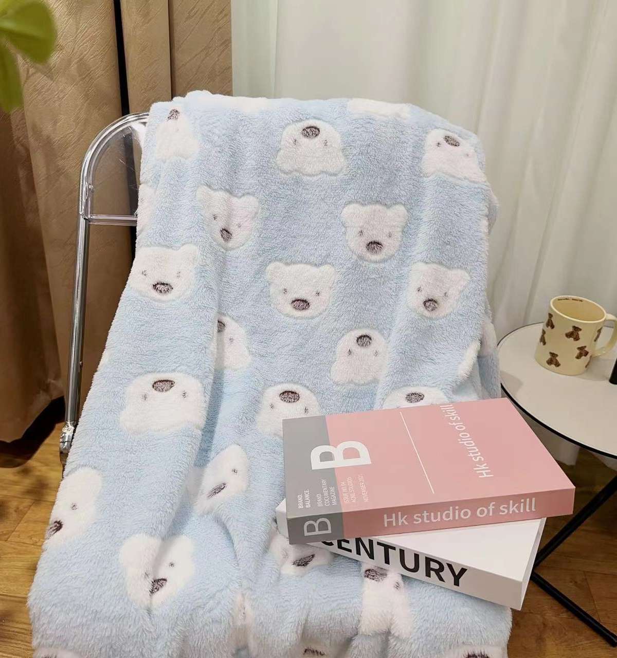 ハートいっぱい あったかブランケット