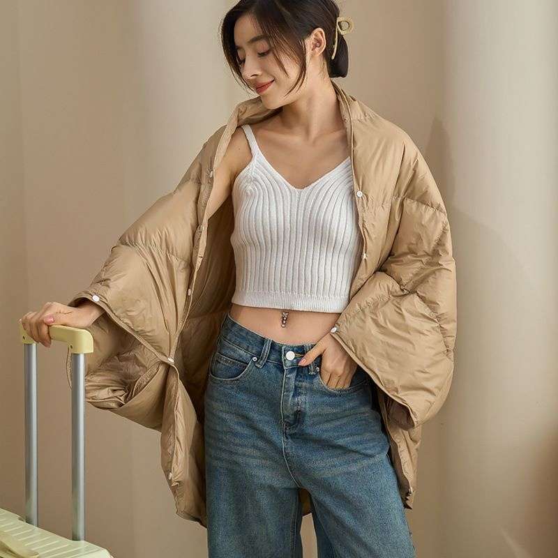 着る羽毛ブランケット